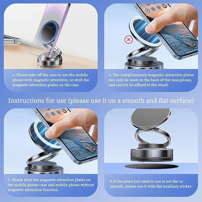 PREMIUM VACUUM MAGNETIC MOBILE HOLDER
